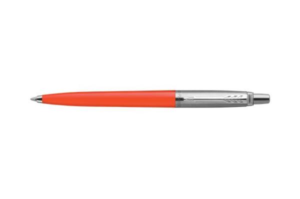 Guľôčkové pero, sada, 0,7 mm, strieborný klip, červené a modré telo pera, PARKER "Jotter G 3