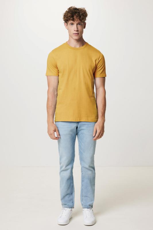 Tričko IQONIQ Brett z recykl. bavlny ochre yellow XXS 3