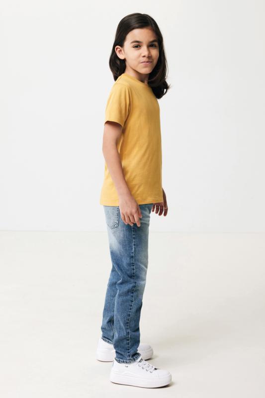Detské tričko IQONIQ Koli z recykl. bavlny ochre yellow 13-14r (158-164cm) 11