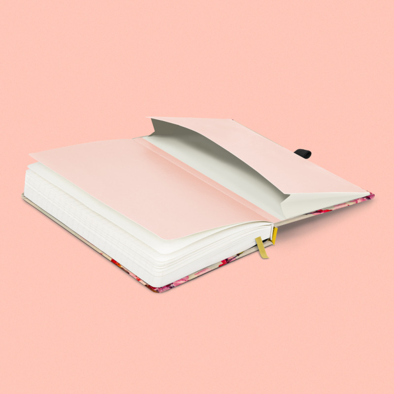 NOTIQUE Notes Vtáčiky – sakura Kateřiny Winterové, linajkovaný, 13 x 21 cm 3