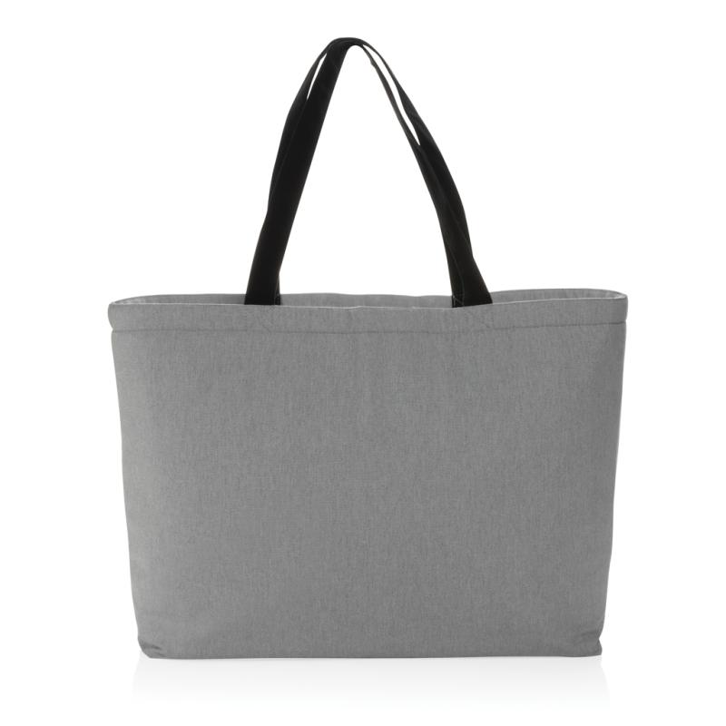 Nefarbená chladiaca taška Impact z 285g recykl. canvas AWARE sivá 3