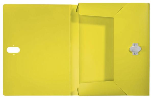 Box na dokumenty, 38 mm, PP, A4, LEITZ "Recycle", žltá 5