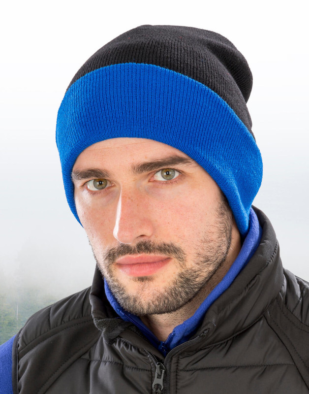 Čiapka Recycled Black Compass Beanie 2