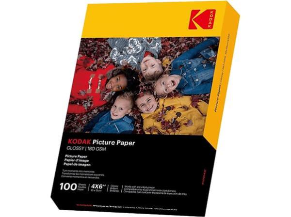 Fotopapier, pre atramentovú tlač, 10x15 cm, 180 g, lesklý, KODAK "Fine Art" 1