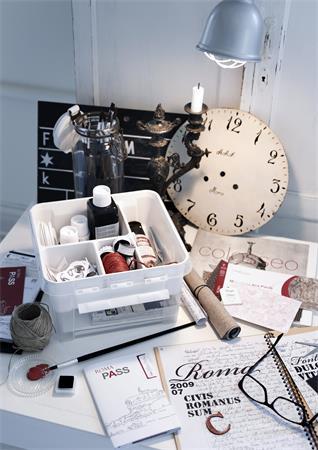 Úložný box, plastový, 8 l, čierne úchytky, SMARTSTORE "Classic 12", priehľadný 4