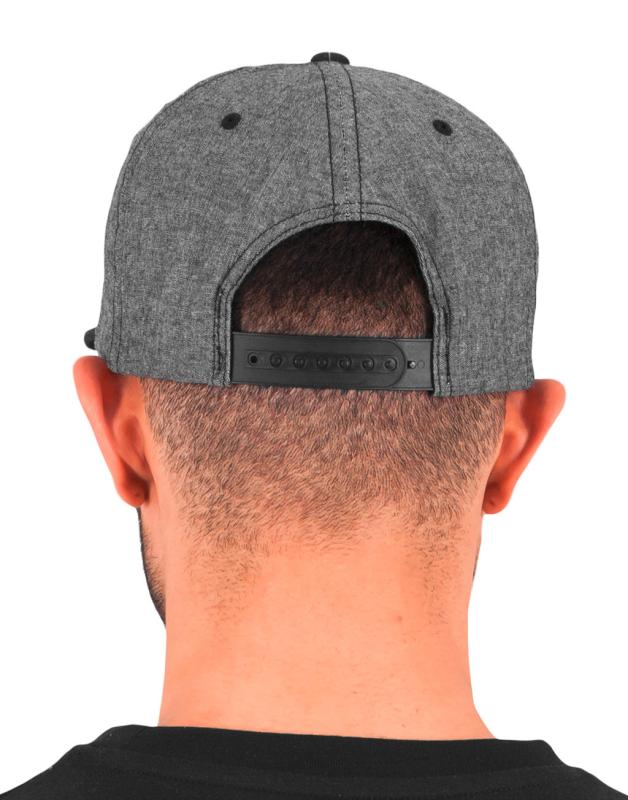 Chambray-Suede Snapback šiltovka 1