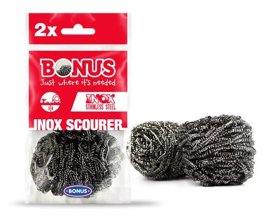Inox špirálová kovová drôtenka, 2 ks, BONUS 3
