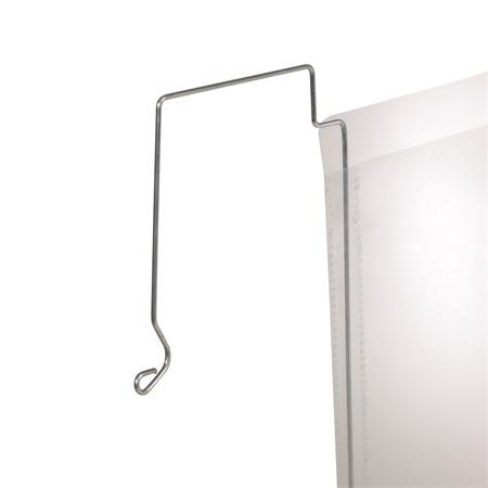 Logistické vrecko, s drôtikom, A5, hotizontálne, PP, DURABLE "HARD COVER", priehľadné 3