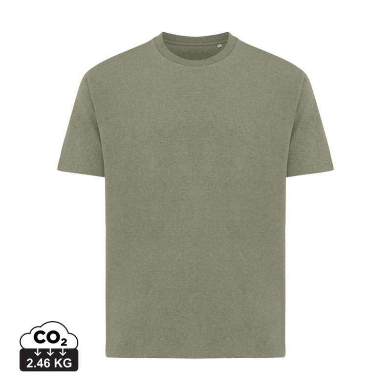 Tričko IQONIQ Teide z recykl. bavlny heather green M