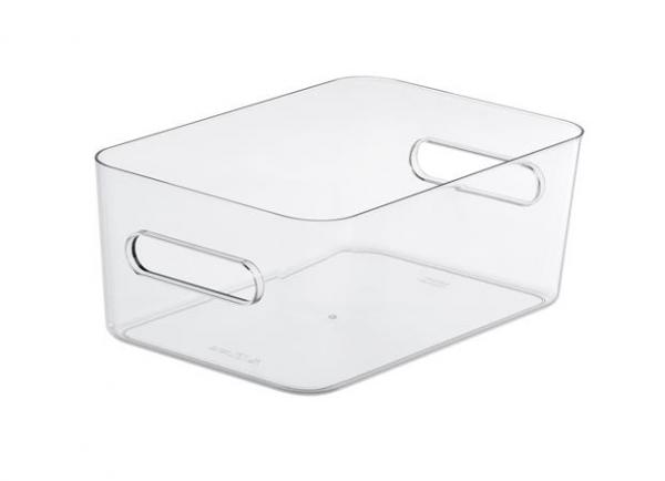 Úložný box, plastový, 5,3 l, SMARTSTORE "Compact Clear M", priehľadný 1
