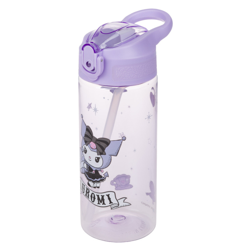 BAAGL Tritanová fľaša na nápoje so slamkou Kuromi Fortune Dream, 500 ml