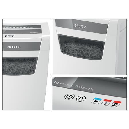 Skartovací stroj, konfety, 10 listov, LEITZ  "IQ Home Office" 8