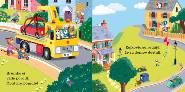 BRUMKO ROZUMKO AUTOMECHANIKOM – Obrázky s pohyblivými prvkami 2