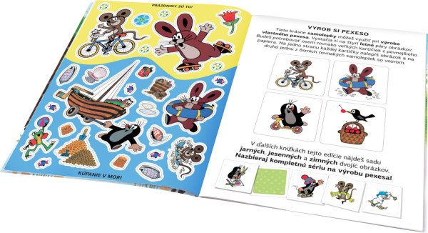 KRTKO a LETO ─ Kniha samolepiek 4