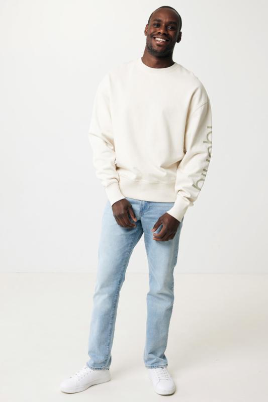 Mikina IQONIQ Kruger relaxed fit z recykl. bavlny natural raw XXL 11