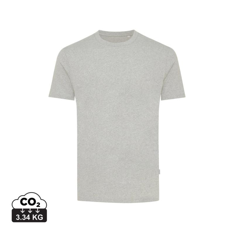 Nefarbené tričko IQONIQ Manuel z recykl. bavlny heather grey 4XL