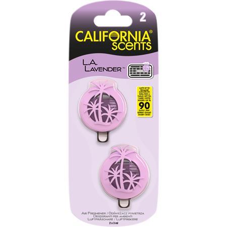 Vôňa do auta, mini difúzor, 2*3 ml, CALIFORNIA SCENTS "La Lavender" 1