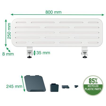 Stolný organizér s držiakom na notebook, 80x25 cm, LEITZ "Ergo" 5