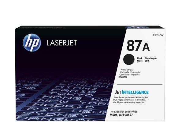 CF287A Toner k tlačiarňam LaserJet M506, M527, HP 87A čierna, 9k 1
