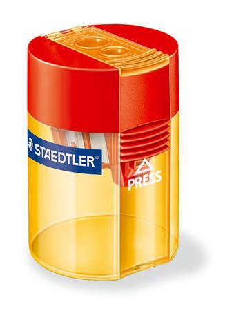 Strúhadlo, dvojdierové, so zásobníkom, STAEDTLER, mix farieb 5