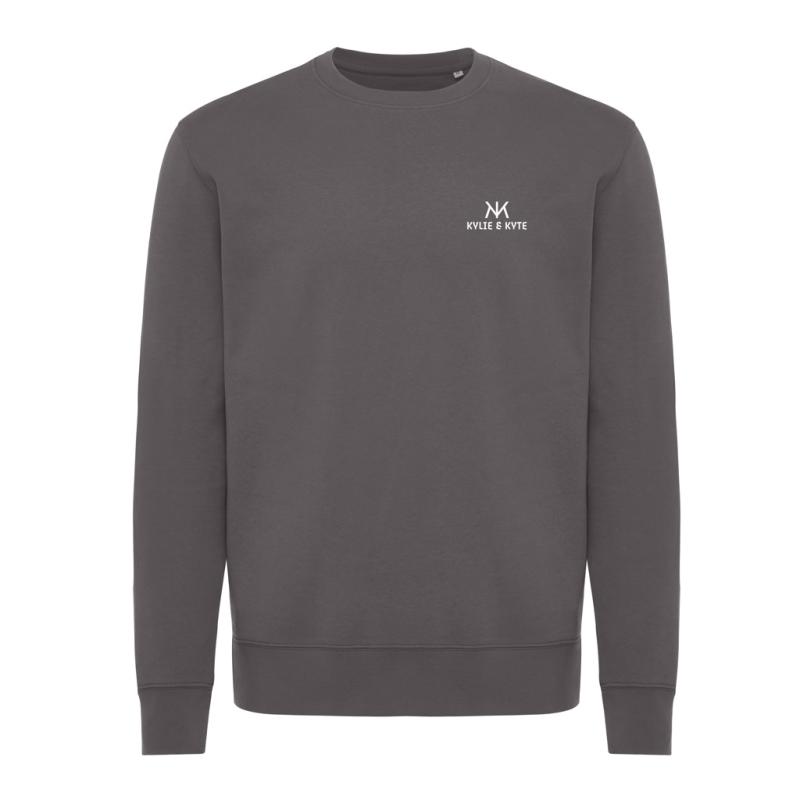 Mikina IQONIQ Kruger relaxed fit z recykl. bavlny antracitová XL 3