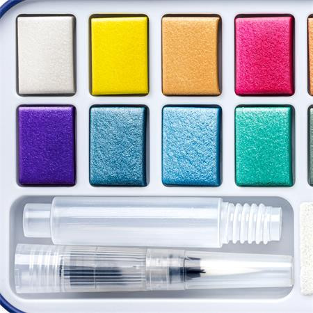 Vodové farby, 12-kusové, STAEDTLER "Noris 888 Design Journey" 3