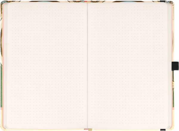 NOTIQUE Notes Alfons Mucha – Prvosienka, bodkovaný, 13 x 21 cm 1