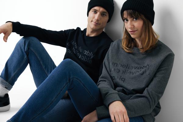 Nefarbená mikina IQONIQ Denali z recykl. bavlny heather anthracite XXXL 8
