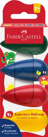 Voskovky, sada, FABER-CASTELL, 4 rôzne farby 1