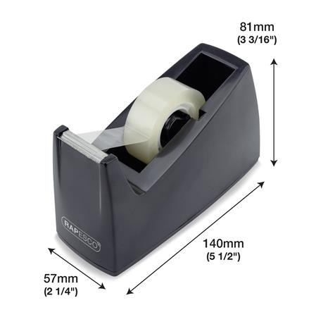 Dispenzor na lepiacu pásku, RAPESCO "300", čierny 4