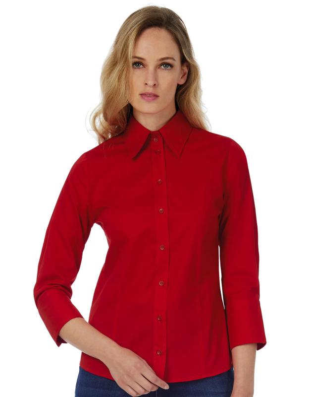 Blúzka Milano/women Popelin Shirt 3/4 sleeves 1