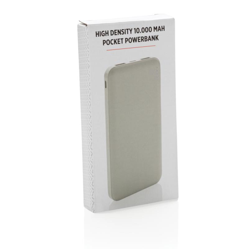Vrecková powerbanka s vysokou hustotou batérie 10 000 mAh biela 11