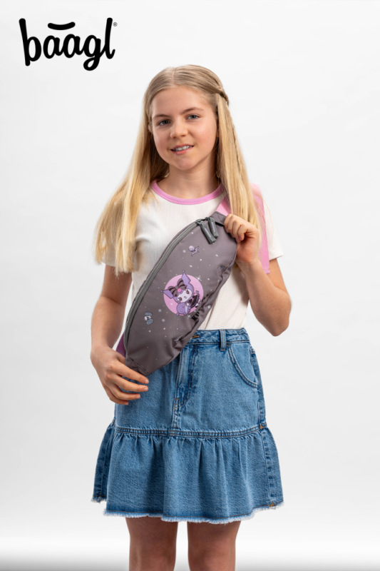 BAAGL SADA 5 Skate Kuromi Grey: batoh, peračník, športová taška, ľadvinka, obal na noteboo 13