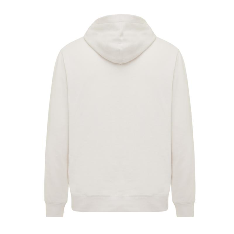 Mikina s bočnými vreckami IQONIQ Yengo z rec. bavlny ivory white XXL 2