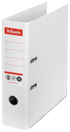 Pákový šanón, 75mm, A4, Co2 neutrálny, s ochrannou lištou, ESSELTE "No.1", biela 2