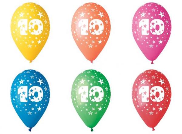 . Balón, 26 cm, číslo: 10 1