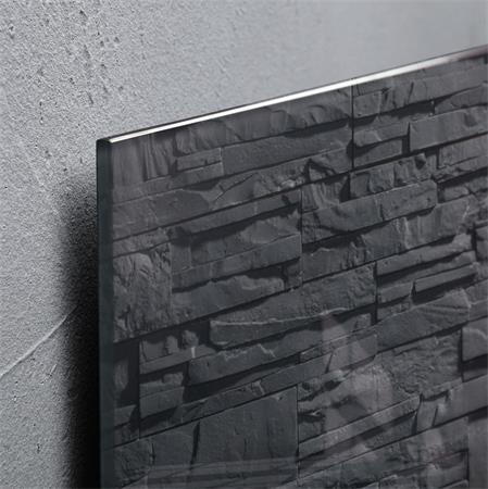 Magnetická sklenená tabuľa, 46x91 cm, SIGEL "Artverum® ", bridlica 5