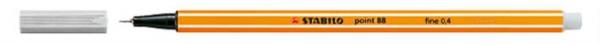 Liner, 0,4 mm, STABILO "Point 88", svetlosivý 1