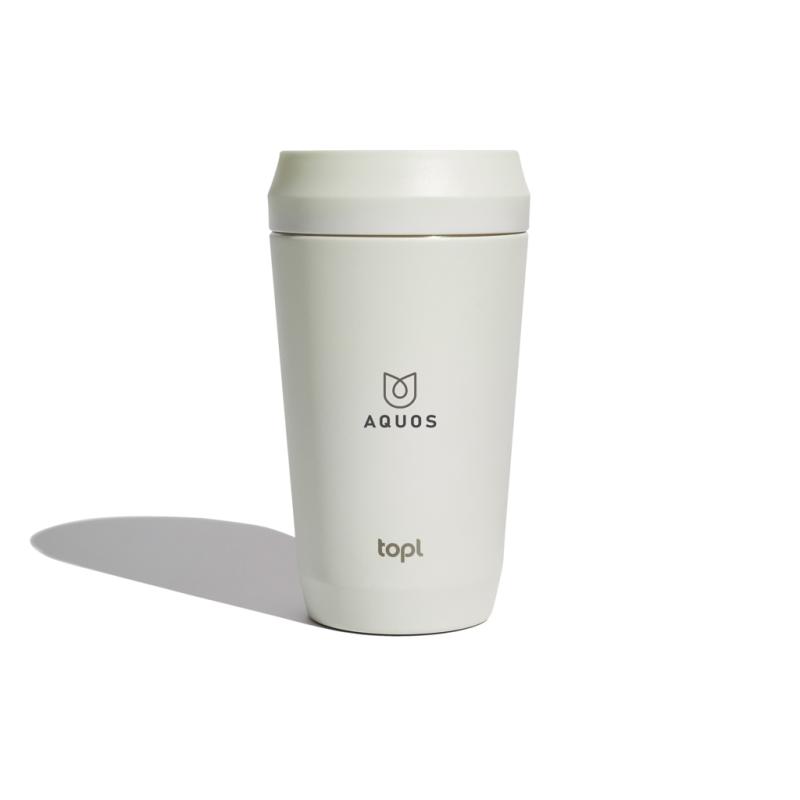 Termohrnček Topl To Go 354 ml z RCS recyklovanej ocele biela 4