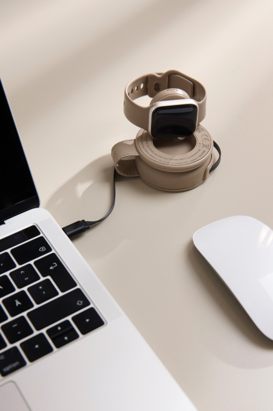 VINGA Baltimore RCS 2v1 bezdrôtová 15W cestovná nabíjačka greige 8