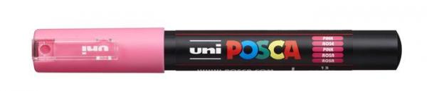 Dekoračný popisovač, 0,7-1,0 mm, UNI "Posca PC-1M", ružová 1