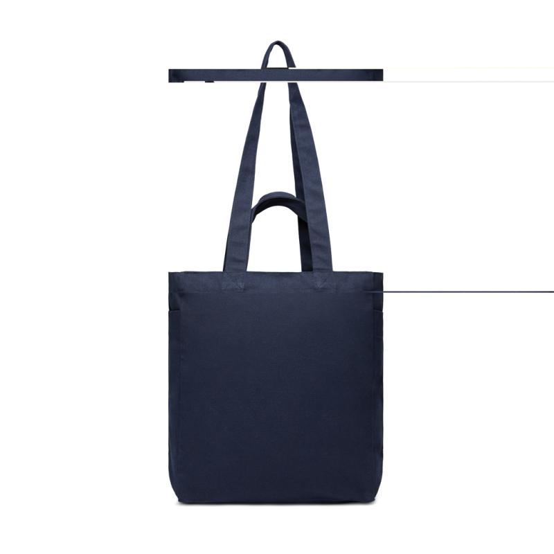 Taška na zips VINGA Hilo z recykl. canvas AWARE™ námornícka modrá 5