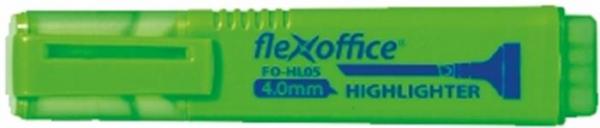 Zvýrazňovač, 1-4 mm, FLEXOFFICE "HL05", zelená 1