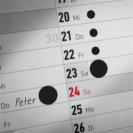 Etikety, okrúhle, priemer: 18 mm, AVERY ZWECKFORM, čierne, 96 etikiet/bal 5