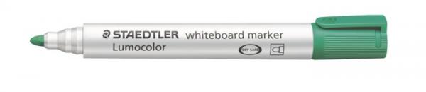 Popisovač na table, 2 mm, kužeľový hrot, STAEDTLER "Lumocolor 351", zelený 2