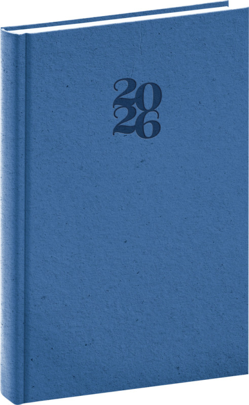 NOTIQUE Denný diár Essenza 2026, slivka, 15 x 21 cm