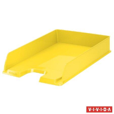 Odkladač, plastový, ESSELTE "Europost", Vivida žltý 1