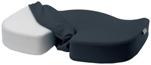 Vankúš na sedenie, ergonomický, LEITZ "Ergo Cosy", zamatová sivá 2