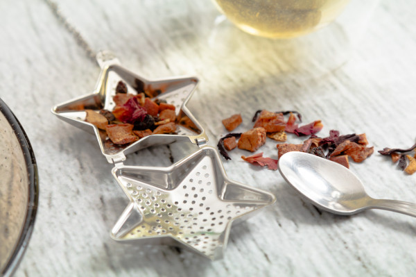 Suodatee vianočné čajítko, hviezda 11