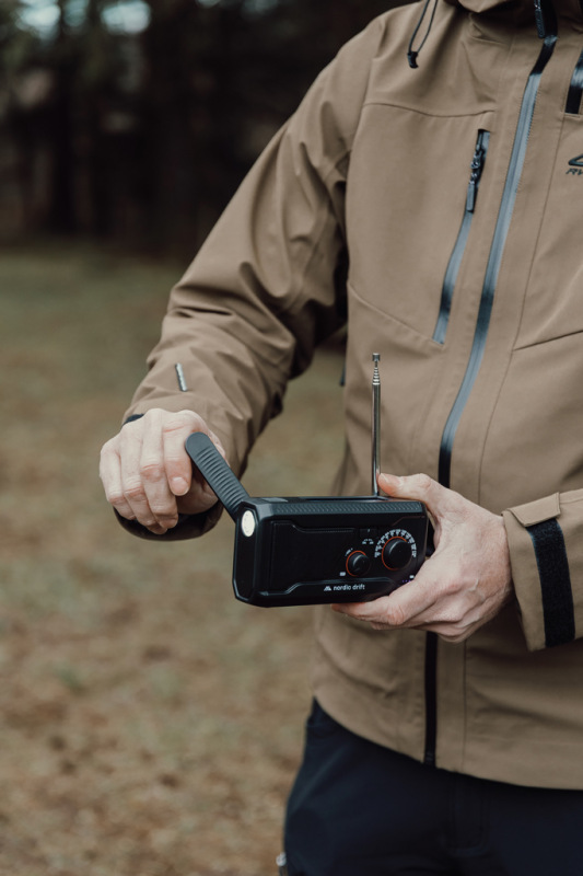 Nordic Drift Titan IPX4 multifunkčné rádio 4000 mAh čierna 9
